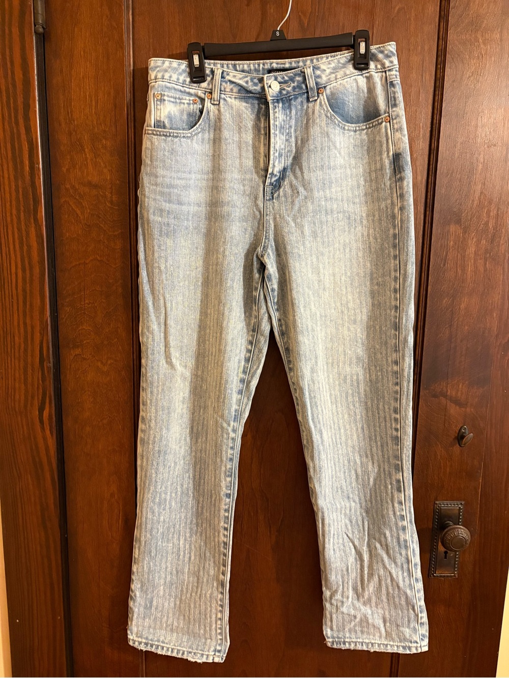 Sincerely Jules Pale Blue Straight Leg Jeans 11/30